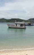 MV Sea Lotus anchored at Bat Island